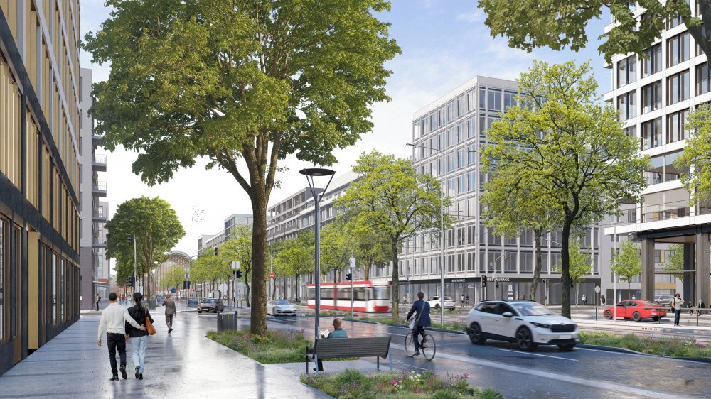 V Brně začíná stavba nového bulváru. Povede z historického centra k odsunutému nádraží